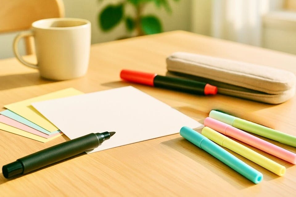 売れる手書きポップの「道具選び」完全ガイド｜ペン・紙の選び方から保管方法まで解説