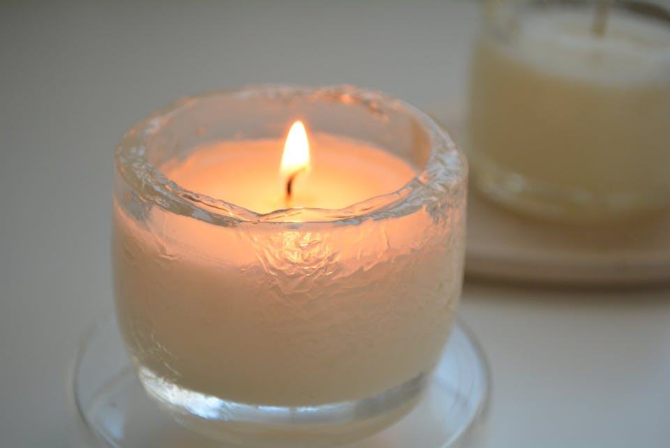 earth candle「クリスタルグラスキャンドルの作り方」
