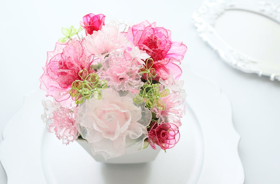 ディップアートが学べる「初めてのアメリカンフラワー講座」