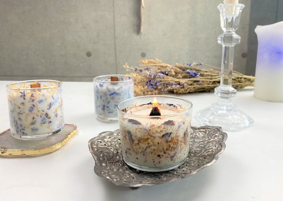 1．シンプルなデザインのキャンドル