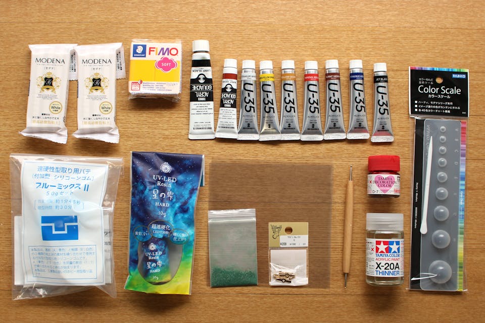 ミニチュア作りに最低限必要な道具
