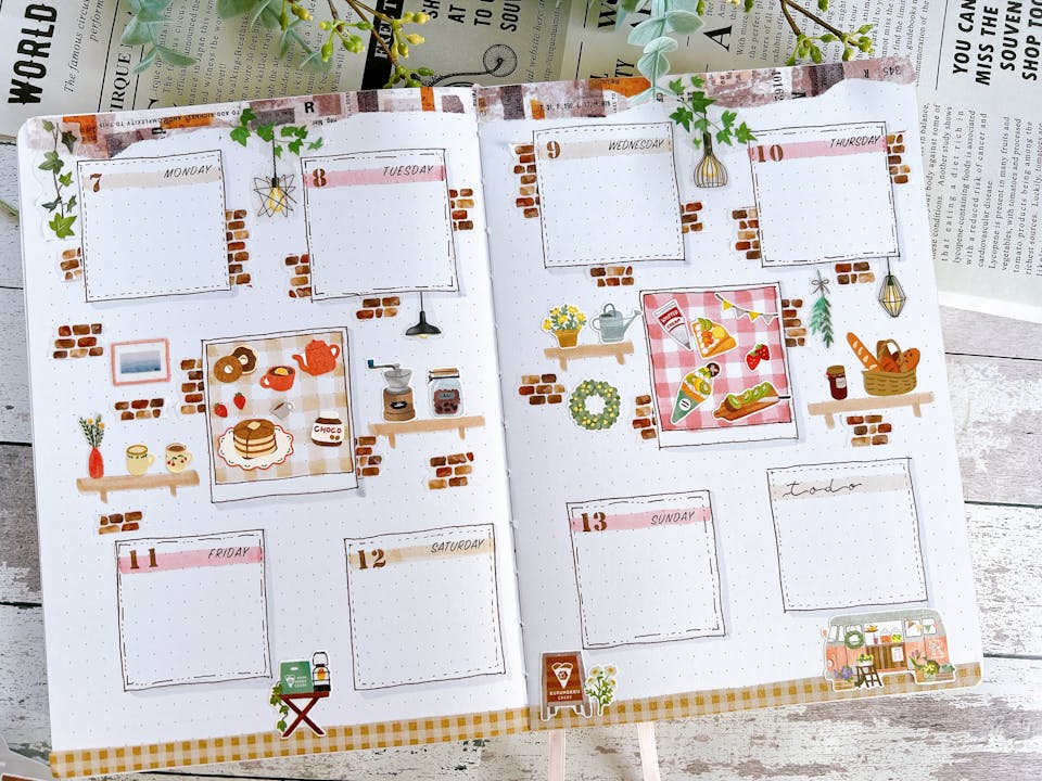 カフェ風Weeklyページ講座