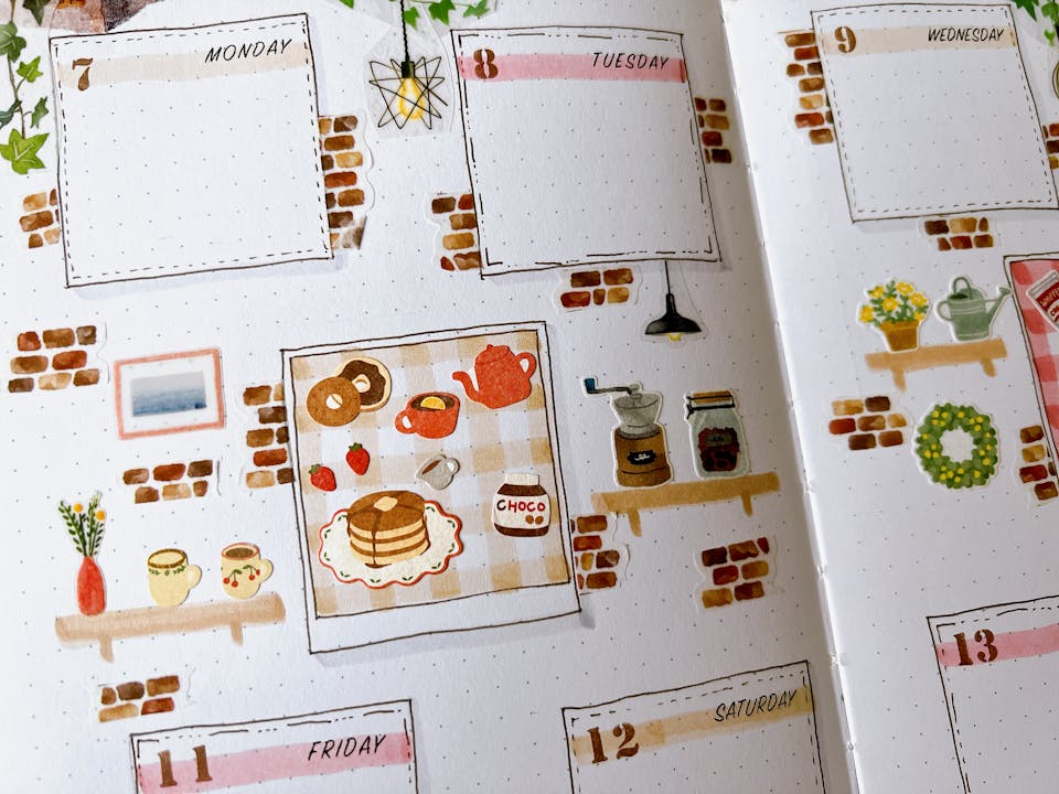 気分が上がる自分らしいオリジナル手帳を作ってみよう！