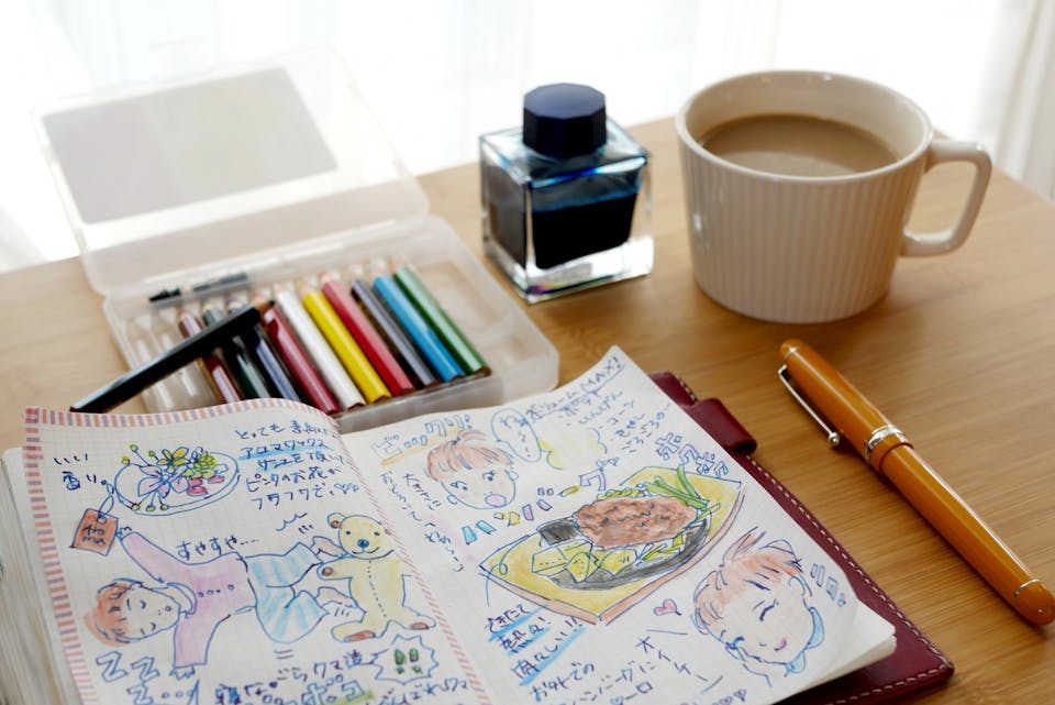自分のペースで楽しく絵日記を続けよう