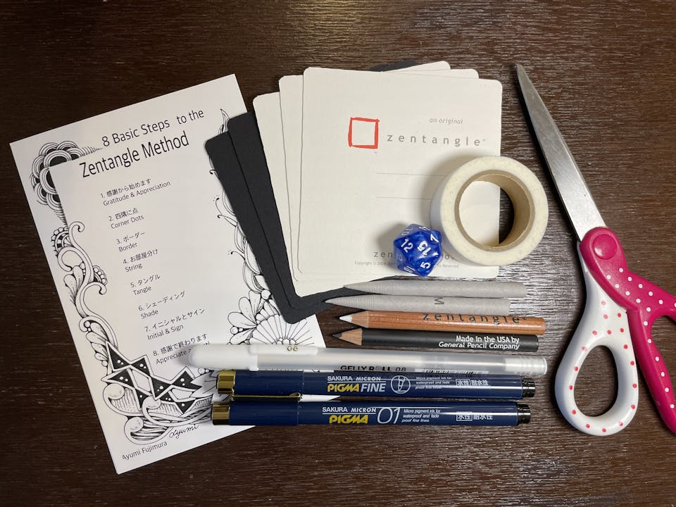 絵心不要のアートの世界！線を楽しむゼンタングル®︎講座