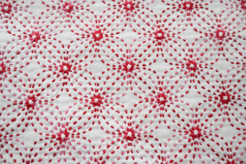 モダンな刺し子