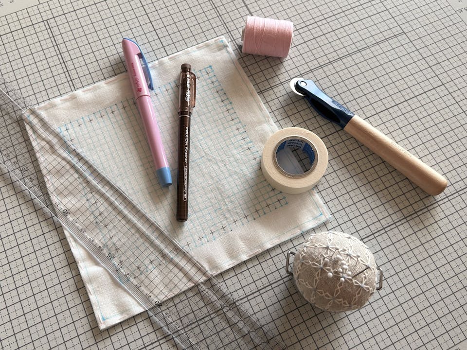 刺し子の道具と材料