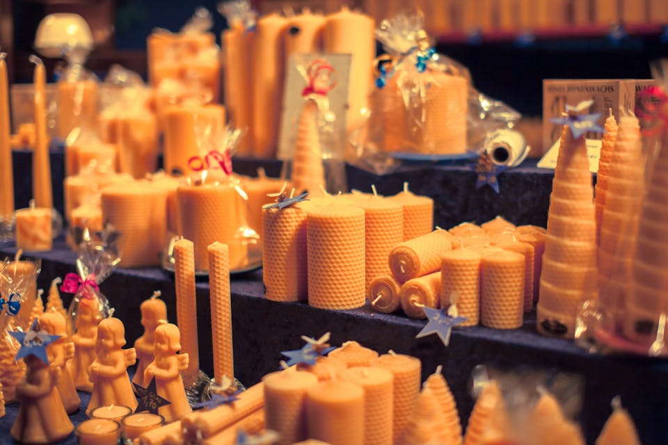 ◼︎蜜蝋で作るアロマキャンドル｜作り方