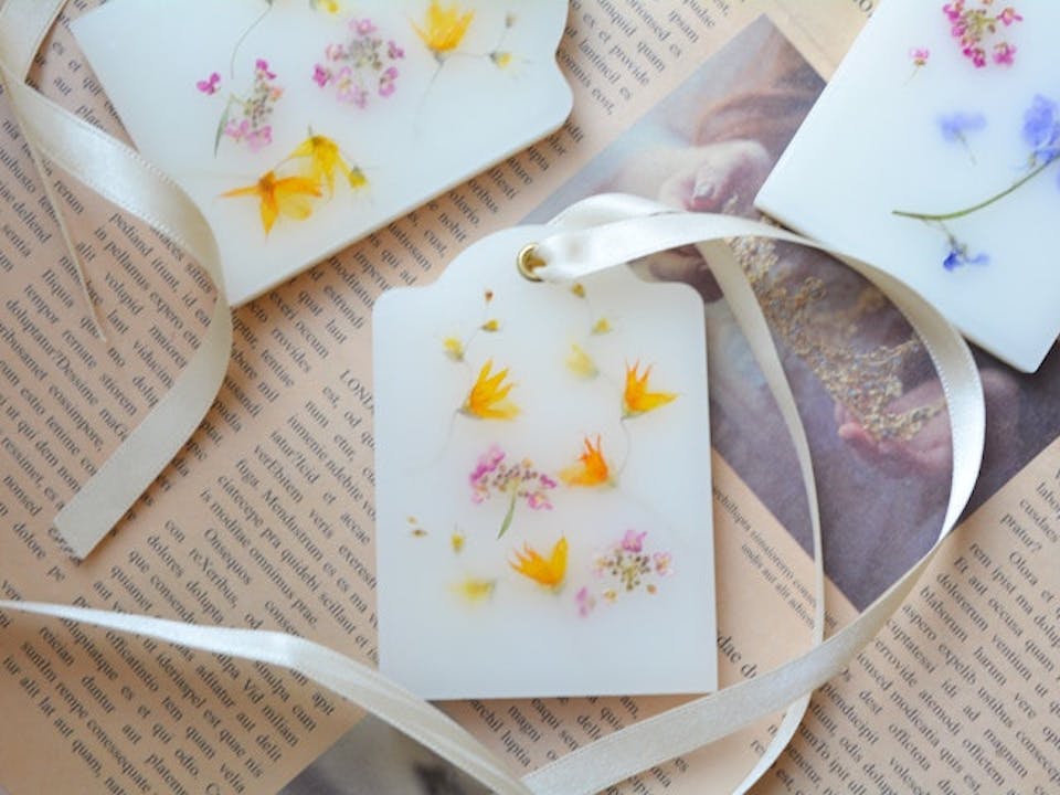 earth candle「押し花アロマサシェの作り方」