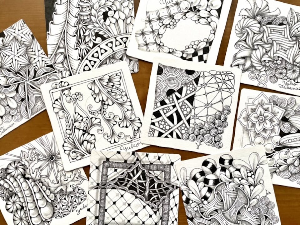 「ゼンタングル®︎の基礎」レッスン