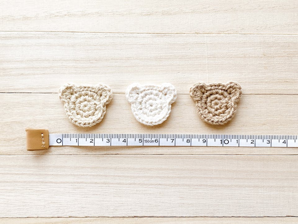 hana_iro...「【かぎ針編み初心者さん向け】くまさんモチーフの編み方」