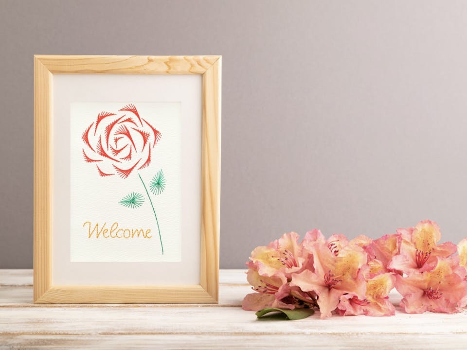 紙刺繍のデザインアイデア