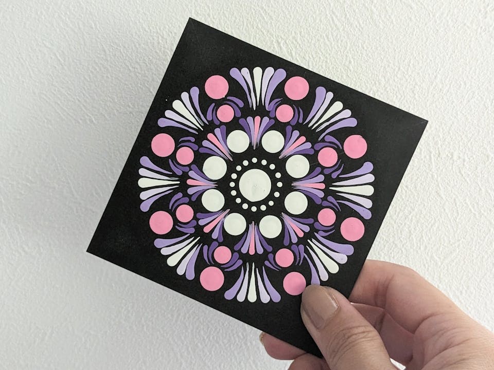 GENIE「幾何学模様が美しい、初めてのドットマンダラアート講座」