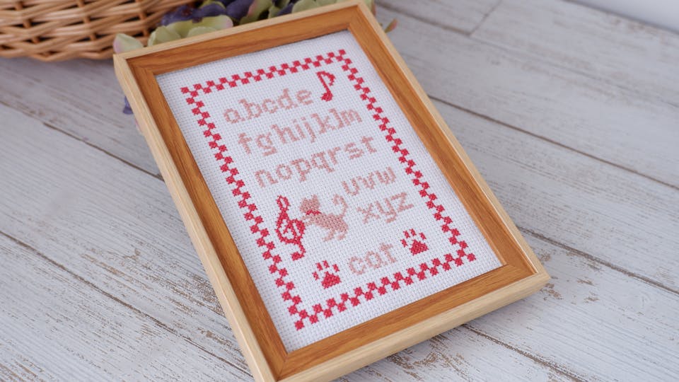 クロスステッチ刺繍のデザイン