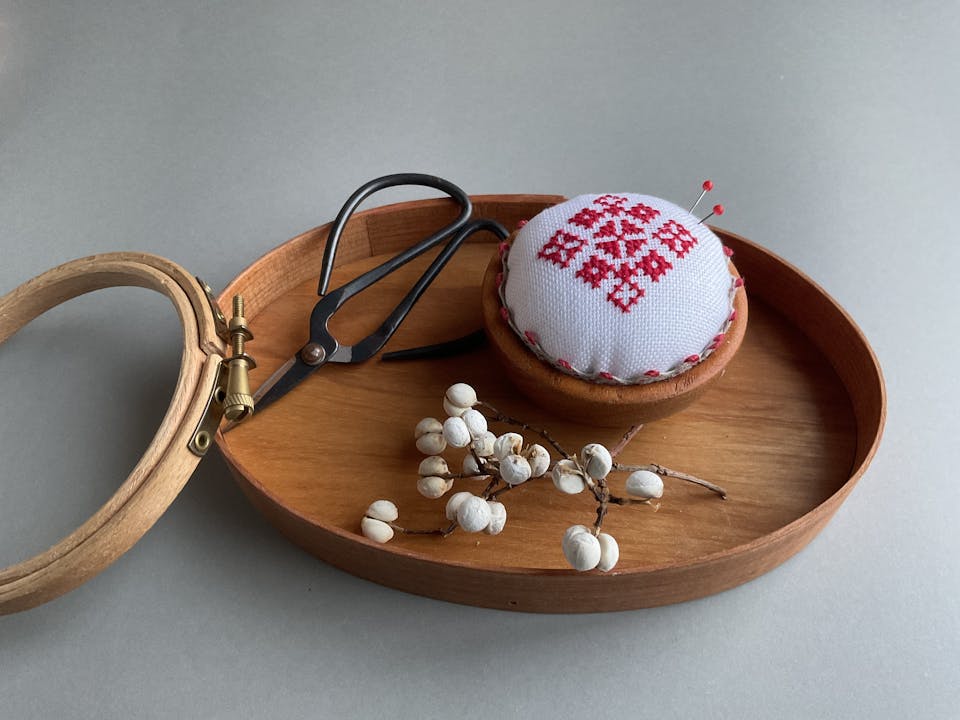 クロスステッチ刺繍が学べるレッスン