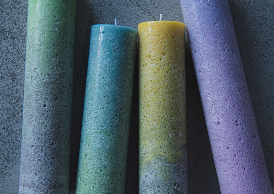 グラデーションキャンドルのデザイン例をチェック