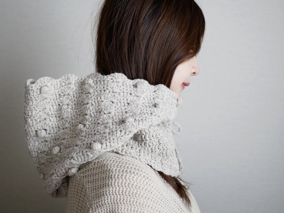 ｍａｃａｒｏｎｉ「【PDF編み図付き】うねうねクッキーなバラクラバ制作講座」