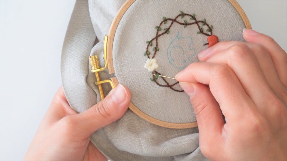 刺繍アーティストや刺繍の先生から直接学ぶ