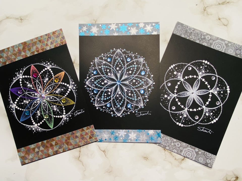 Shanti「描く瞑想『点描曼荼羅アート講座』〜初級編〜」