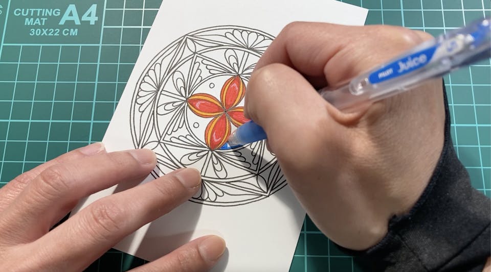 Luco「初めてでも描ける、曼荼羅アート講座」