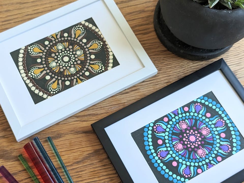 GENIE「幾何学模様が美しい、初めてのドットマンダラアート講座」