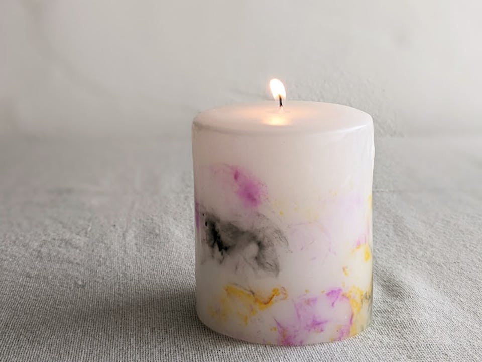 iroha candle「マーブルキャンドルの作り方」