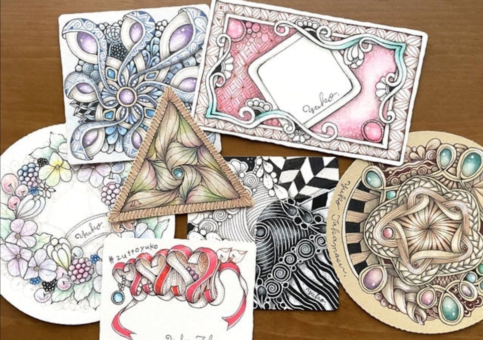 より本格的なゼンタングル®を楽しむならオンライン講座がおすすめ