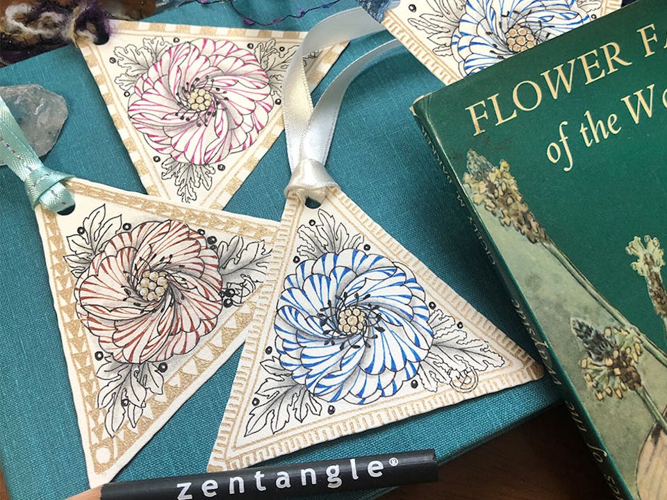 ヒーリング効果も！ゼンタングル®でアートの世界に癒されよう