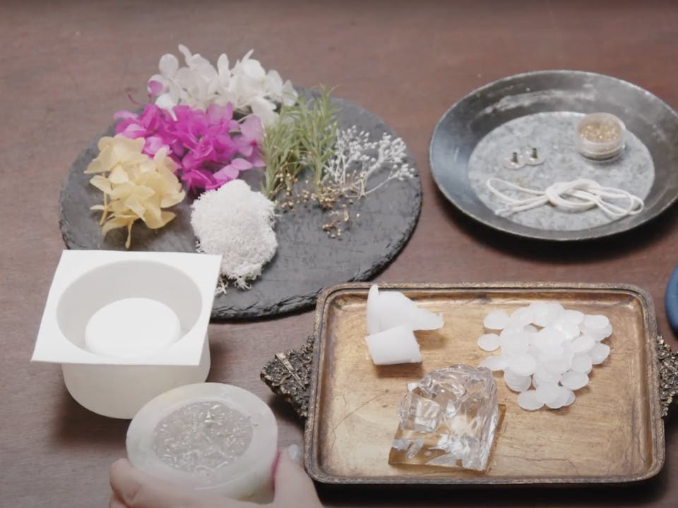 Rè ewalu「癒しのボタニカルキャンドルコース(2種)」