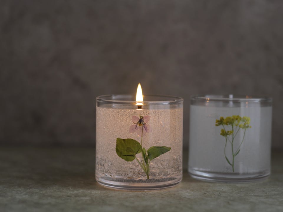 mippy_f_candle「押し花ジェルキャンドル【バブルタイプ】の作り方」