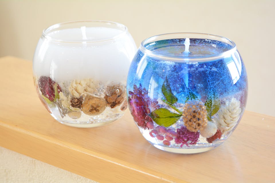 earth candle「ジェルボタニカルキャンドルの作り方」