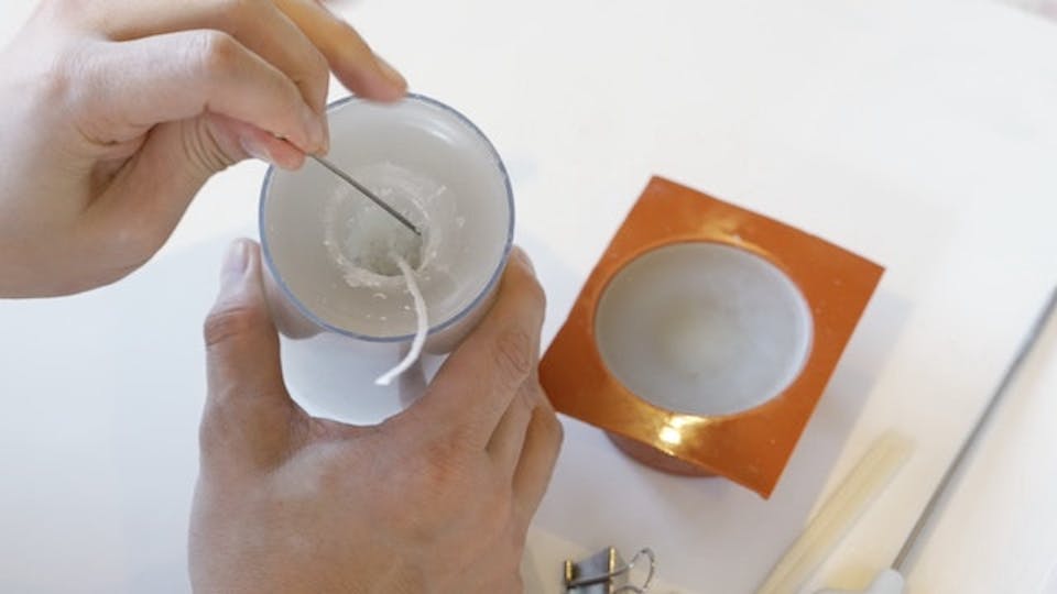 ワックスと型の温度差が大きい