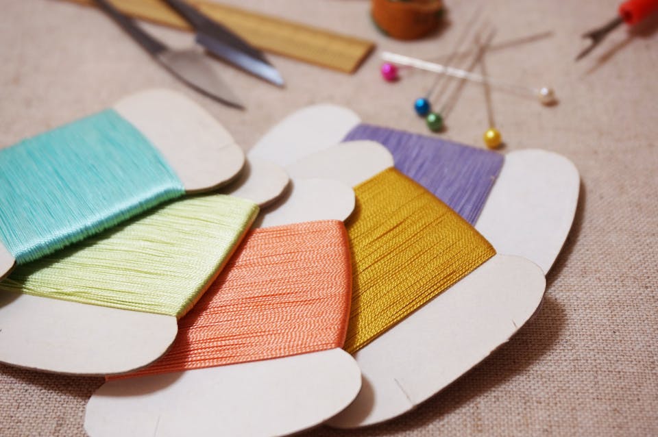 インド刺繍リボンのヘアバンド作り｜必要な道具・材料