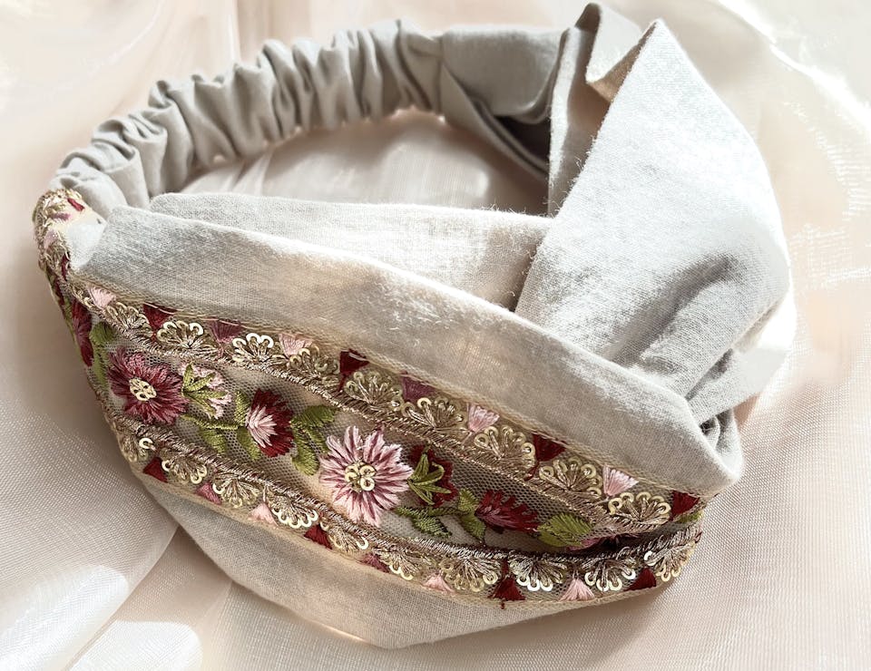 インド刺繍リボンを使った作品のアイディア