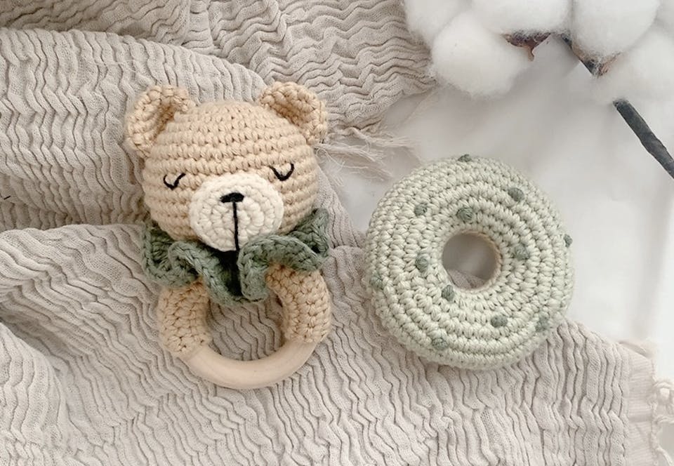 赤ちゃんにぎにぎの可愛い作品紹介