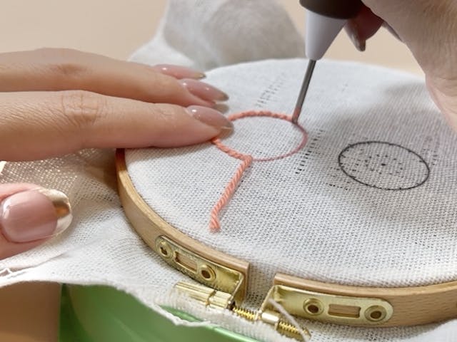 パンチニードルの基本から応用まで学べるのイメージ画像