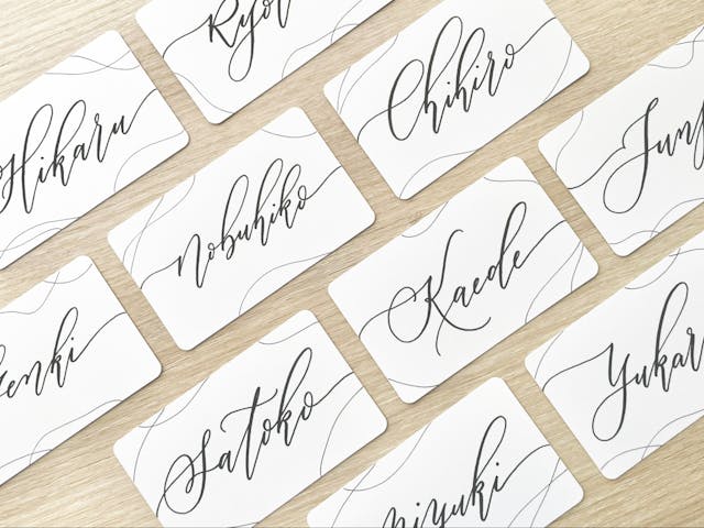 モダンカリグラフィーの作品づくりに挑戦のイメージ画像