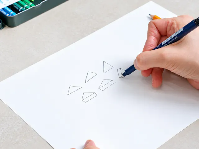 かんたんな形から描けるから、初心者でも安心のイメージ画像