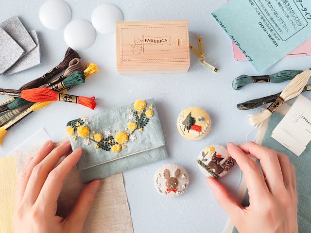 フランス刺繍の基本の「き」が学べるのイメージ画像