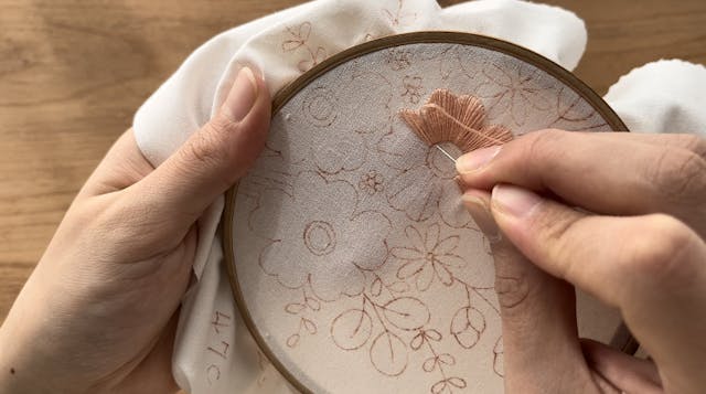 初めての方にもおすすめ。
刺繍経験者の方でも楽しめます！のイメージ画像