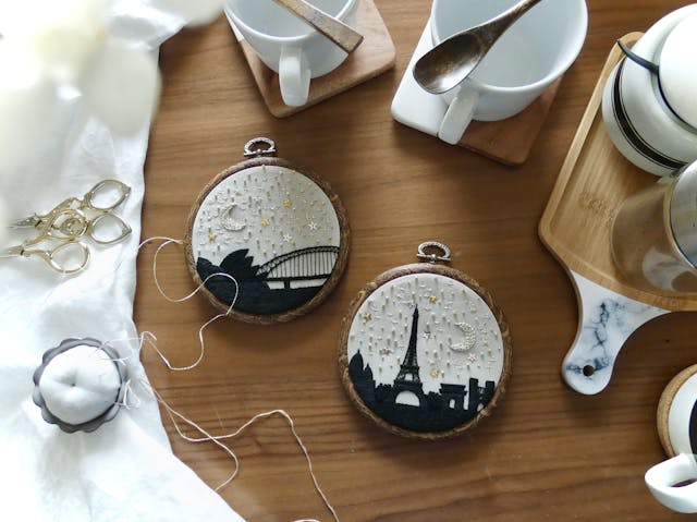 「パリとシドニー」を舞台とした刺繍に挑戦のイメージ画像