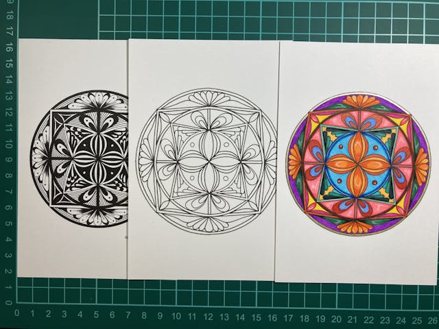 繊細模様が美しい「曼荼羅アート」に挑戦のイメージ画像