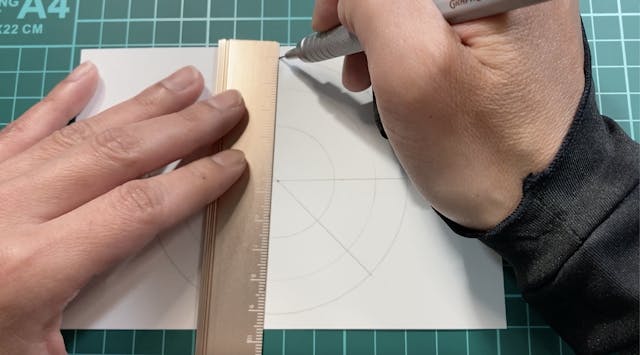 簡単なパターンの組み合わせで描く曼荼羅。のイメージ画像