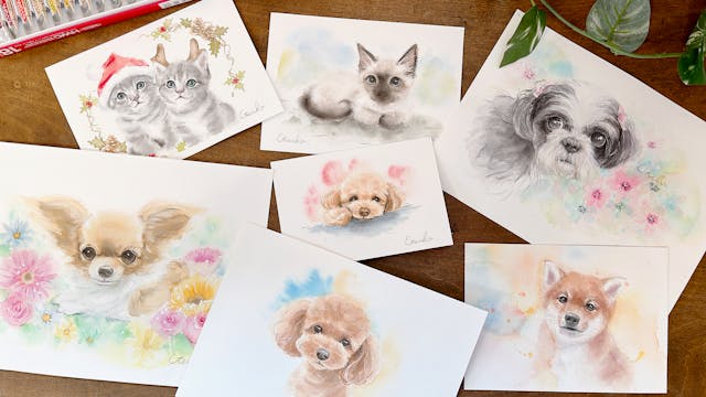 似顔絵のアレンジは無限大！のイメージ画像