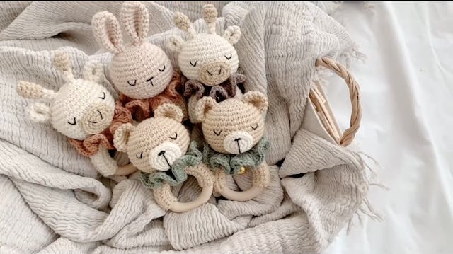 優しいフォルムが魅力の「あみぐるみ」のイメージ画像