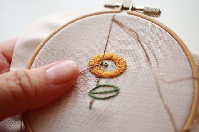 刺繍の基礎から学べますのイメージ画像