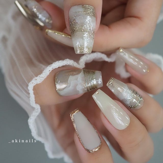 人気定番【ニュアンスアートネイル】のイメージ画像