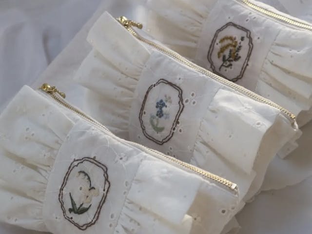 「3」種類の刺繍小物に挑戦のイメージ画像