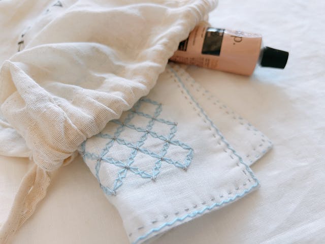 刺し子で「リネンハンカチ」に挑戦しますのイメージ画像