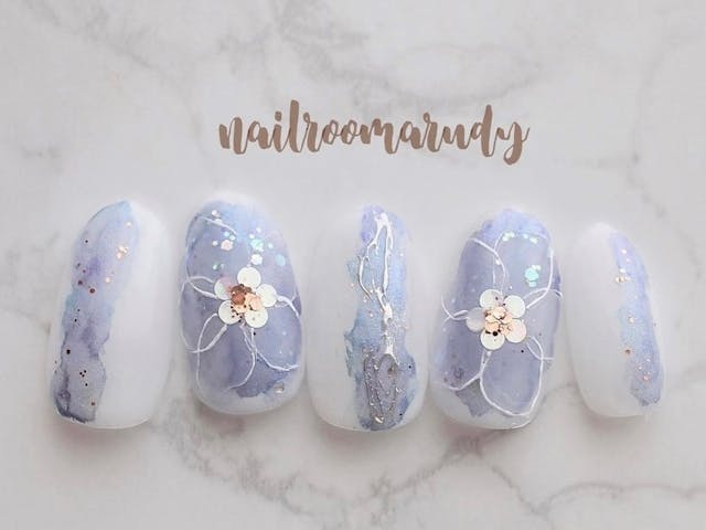 7種類の【春夏秋冬】ネイルデザインが学べるのイメージ画像